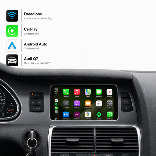 Audi Q7 | 2008 t/m 2014 | CarPlay & Android Auto Box | MMI 3G