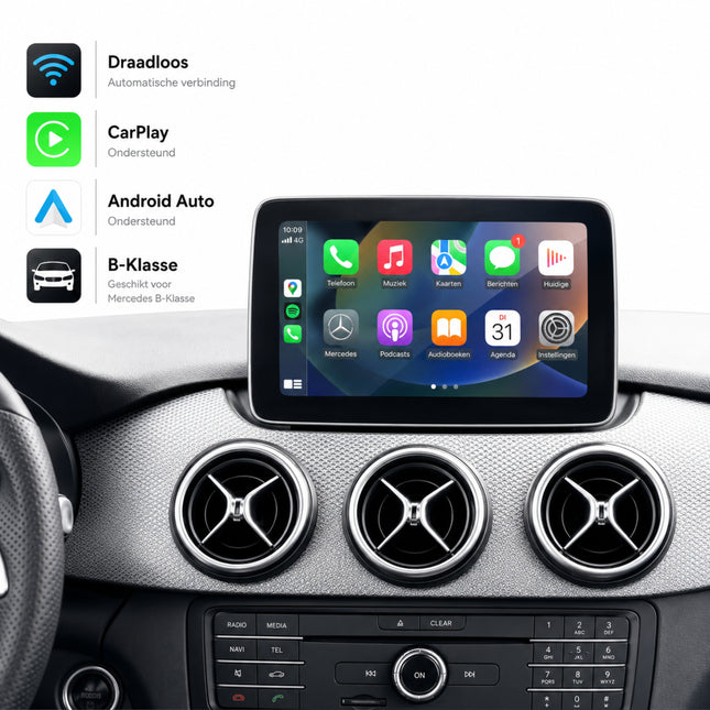 Mercedes B-klasse W246 | 2015 t/m 2018 | CarPlay & Android Auto Box