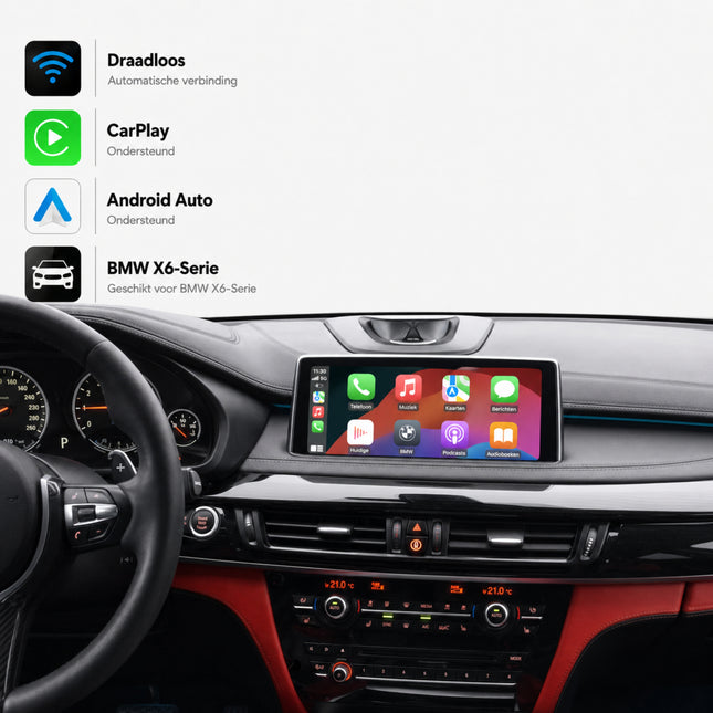 BMW X6 G06 | 2017 to 2019 | CarPlay & Android Auto Box | NBT EVO