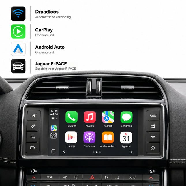 Jaguar F-PACE | 2016 t/m 2020 | CarPlay & Android Auto Box | Harman