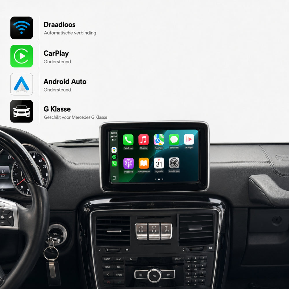 Mercedes G-Klasse W463 | 2012 t/m 2016 | CarPlay & Android Auto Box | NTG 4.5