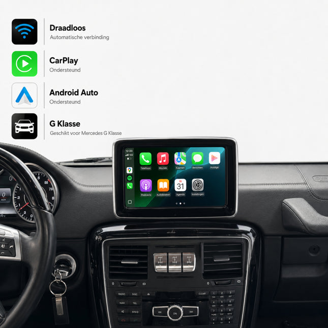 Mercedes G-Klasse W463 | 2012 t/m 2016 | CarPlay & Android Auto Box | NTG 4.5