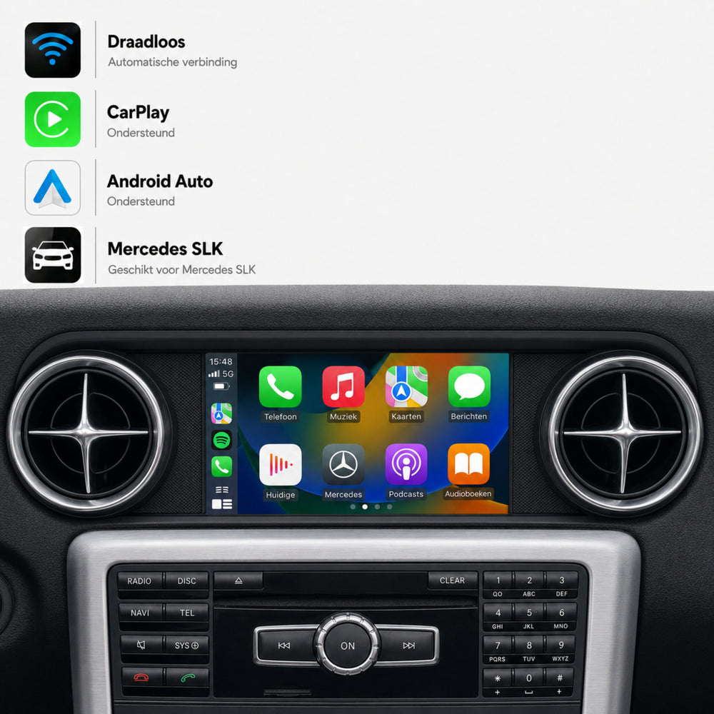 Mercedes SLK W172 | 2011 t/m 2016 | CarPlay & Android Auto Box