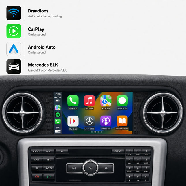 Mercedes SLK W172 | 2011 t/m 2016 | CarPlay & Android Auto Box