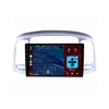 Hyundai Accent CarPlay & Android Auto radio | 2007 t/m 2011 | 9 inch | Android 15 | Zilver | CTX-7174