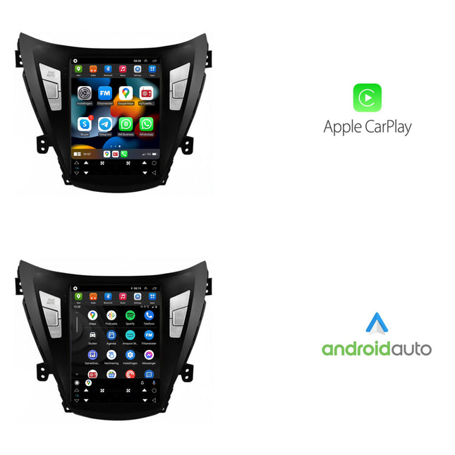 Hyundai Elantra Avante i35 | Android 13 | Autoradio | 2011 t/m 2013 | CarPlay & Android Auto