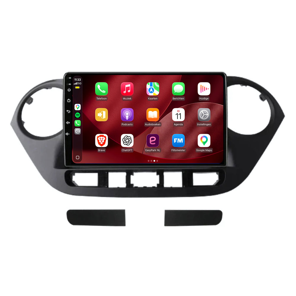 Hyundai i10 | Android 15 | 9 inch Autoradio | 2014 t/m 2017 | CarPlay & Android Auto