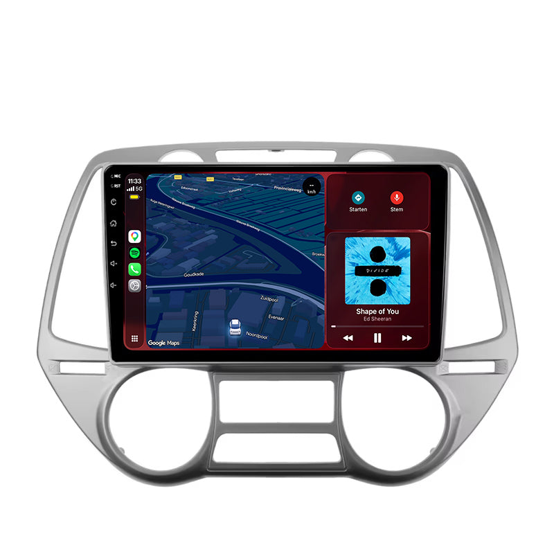 Radio do Hyundai i20 z CarPlay i Android Auto | 2008–2014 | 9 cali | Android 15 | CTX-7336