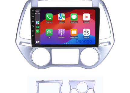 Hyundai i20 CarPlay car radio | 2008 to 2014 | Denago DNG-A154 | 9 inches | Android 13 | Wireless CarPlay & Android Auto