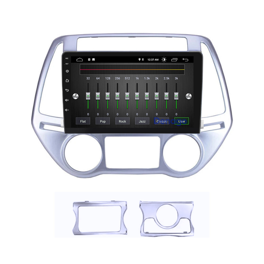 Radio de coche Hyundai i20 CarPlay | 2008 a 2014 | Denago DNG-A154 | 9 pulgadas | Androide 13 | CarPlay inalámbrico y Android Auto