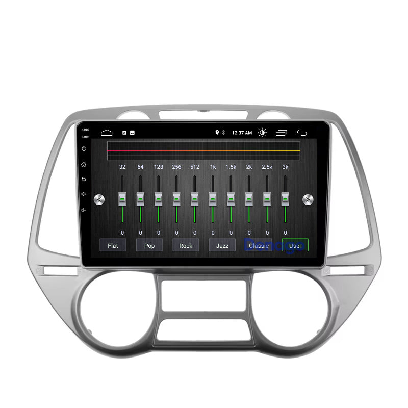 Radio de coche Hyundai i20 CarPlay | 2008 a 2014 | Denago DNG-A336 | 9 pulgadas | Androide 13 | CarPlay inalámbrico y Android Auto