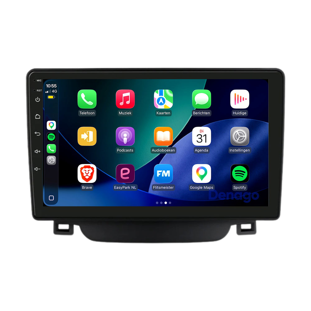 Hyundai i30 CarPlay autoradio | 2012 t/m 2017 | Denago DNG-A451 | 9 inch | Android 13 | Draadloos CarPlay & Android Auto