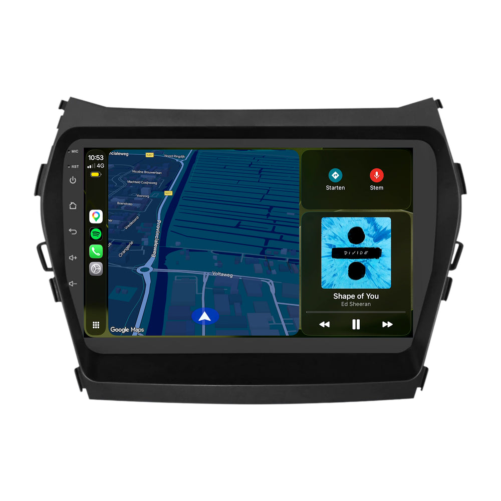 Hyundai Santa Fe | Android 13 | Autoradio | 2012 t/m 2018 | CarPlay & Android Auto