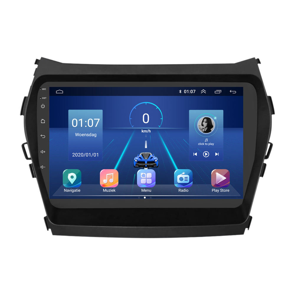 Hyundai Santa Fe | Android 13 | Autoradio | 2012 t/m 2018 | CarPlay & Android Auto