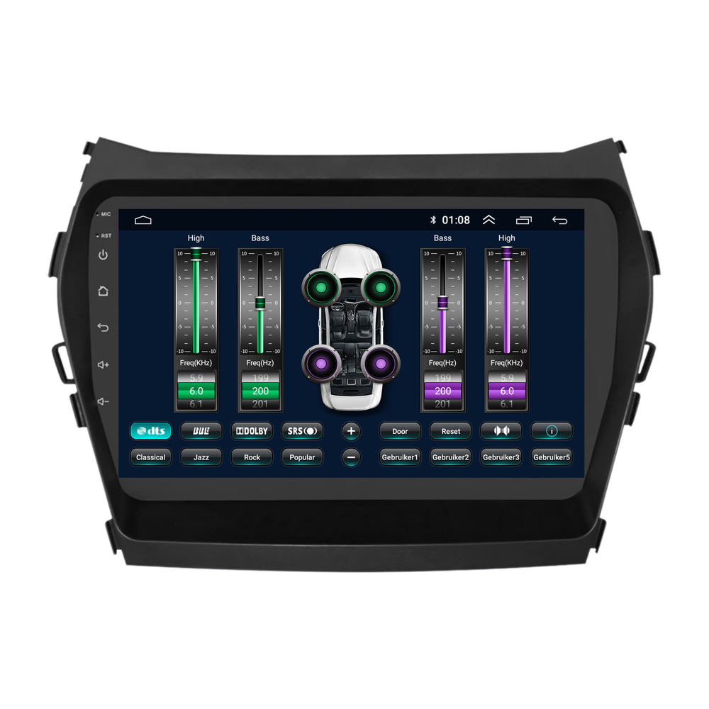 Hyundai Santa Fe | Android 13 | Autoradio | 2012 t/m 2018 | CarPlay & Android Auto
