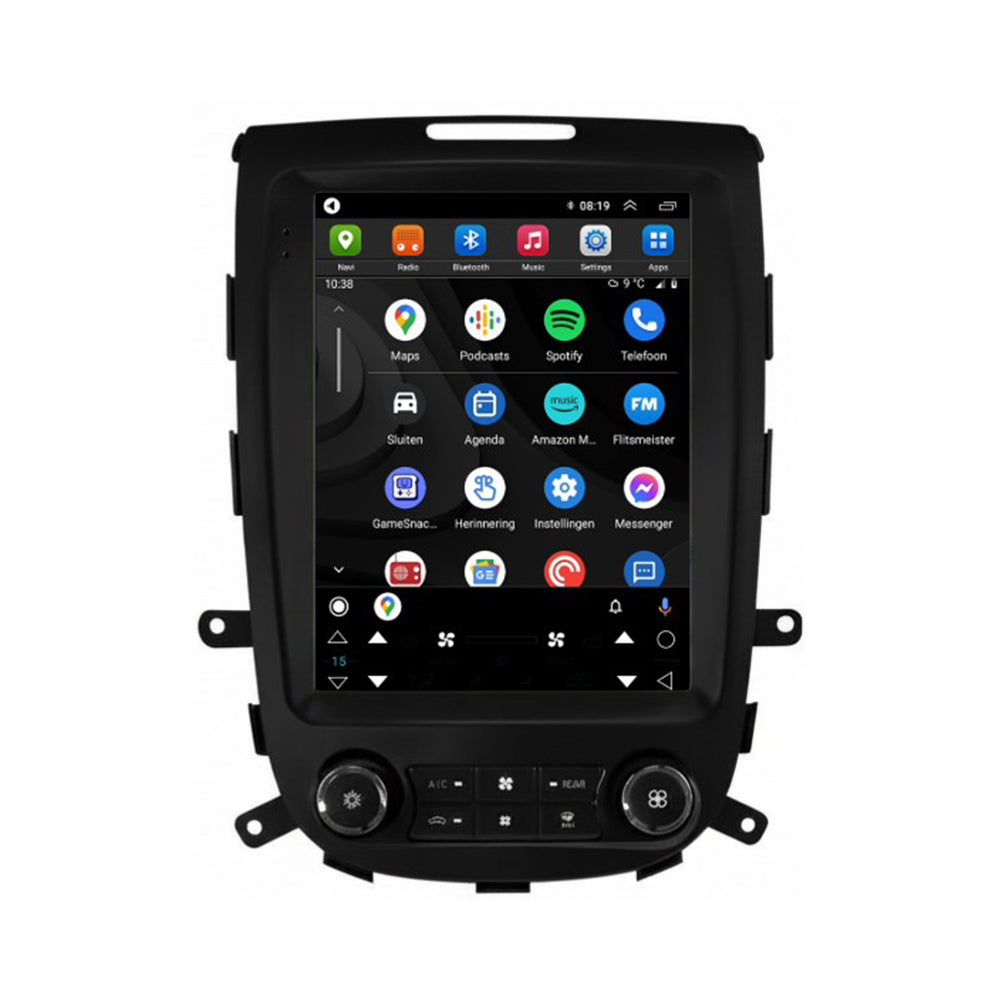 Hyundai Santa Fe 2 CarPlay autoradio | 2006 t/m 2012 | Denago DNG-A439 | 9.7 inch Tesla Style | Android 13 | Draadloos CarPlay & Android Auto