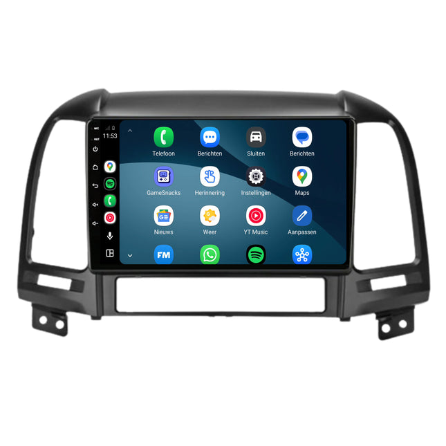 Autoradio CarPlay e Android Auto Hyundai Santa Fe | dal 2006 al 2011 | 9 inch | Android 15 | CTX-7152