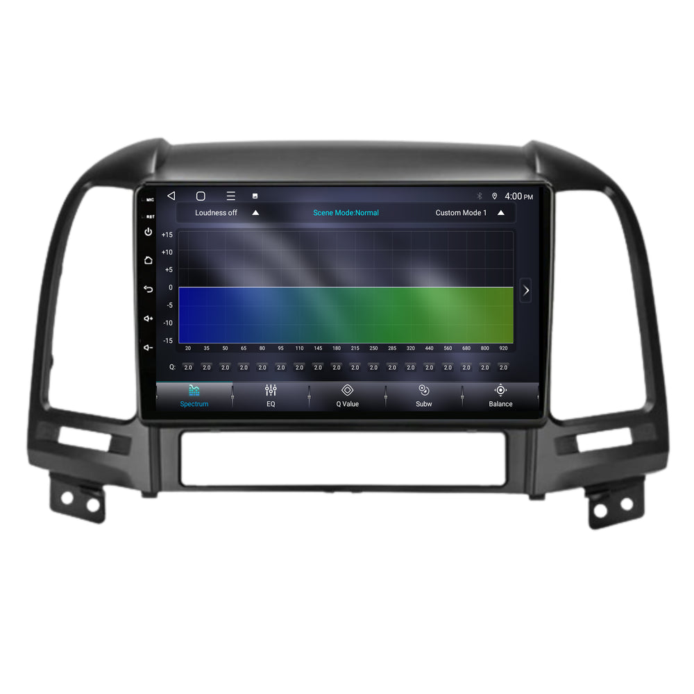 Hyundai Santa Fe CarPlay & Android Auto radio | 2006 t/m 2011 | 9 inch | Android 15 | CTX-7152