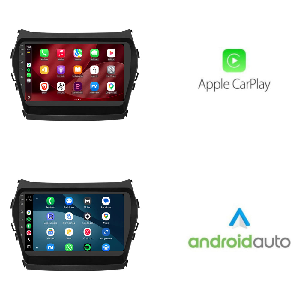 Radio CarPlay i Android Auto do Hyundai Santa Fe | 2012–2018 | 9 cali | Android 15 | CTX-7466