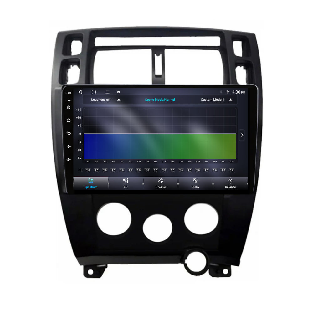 Hyundai Tucson CarPlay & Android Auto radio | 2004 t/m 2010 | 9 inch | Android 15 | CTX-7089