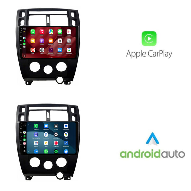 راديو Hyundai Tucson مع CarPlay وAndroid Auto | 2004 حتى 2010 | 9 بوصات | Android 15 | CTX-7089