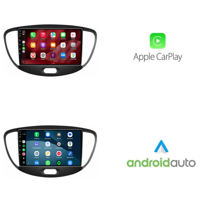 Hyundai i10 | Android 15 | 9 inch Autoradio | 2008 t/m 2013 | CarPlay & Android Auto