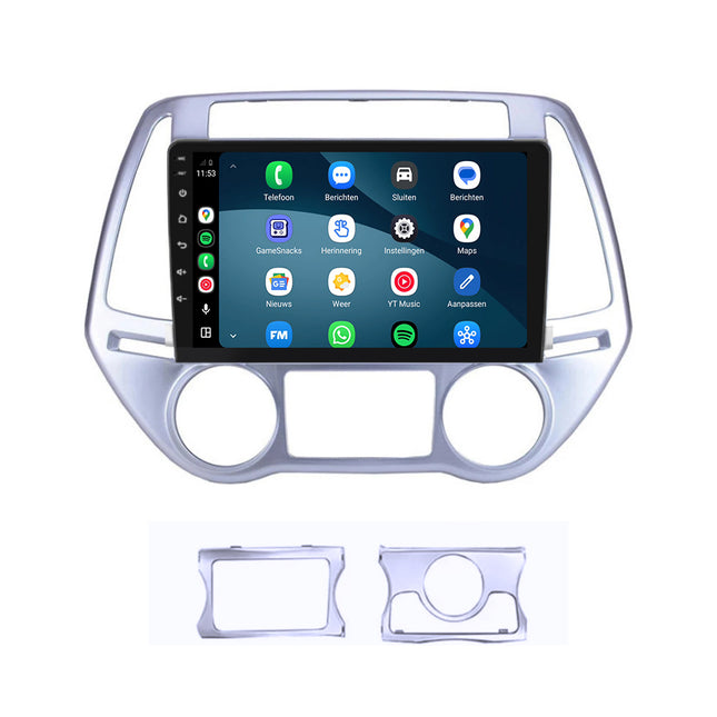 Hyundai i20 Radio mit CarPlay & Android Auto | 2008 bis 2014 | 9 Zoll | Android 15 | CTX-7154