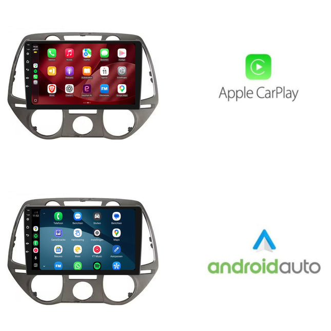 Hyundai i20 | Android 15 | 9 inch Autoradio | 2008 t/m 2014 | CarPlay & Android Auto
