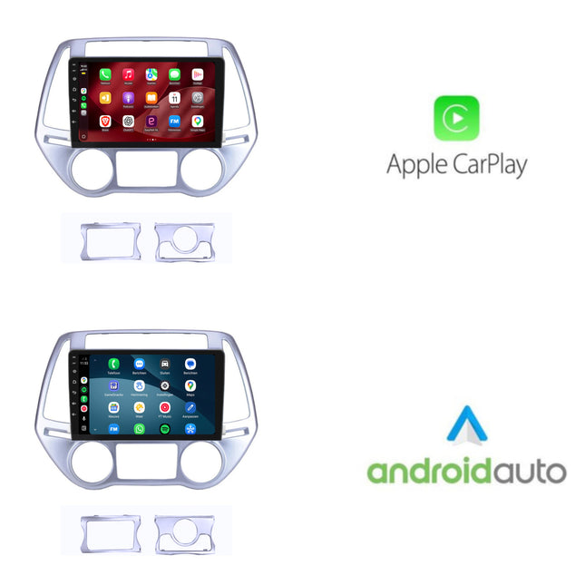 Hyundai i20 Radio mit CarPlay & Android Auto | 2008 bis 2014 | 9 Zoll | Android 15 | CTX-7154