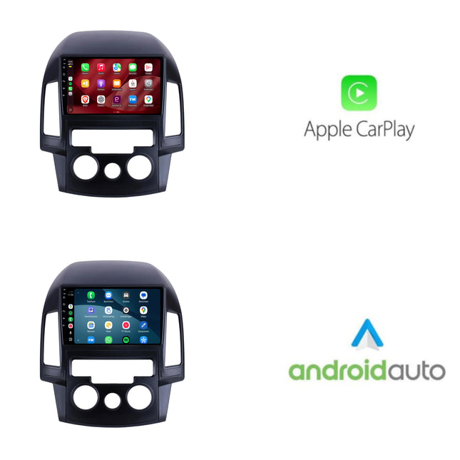 Hyundai i30 CarPlay & Android Auto-radio | 2007 til 2012 | 9 inch | Android 15 | CTX-7191