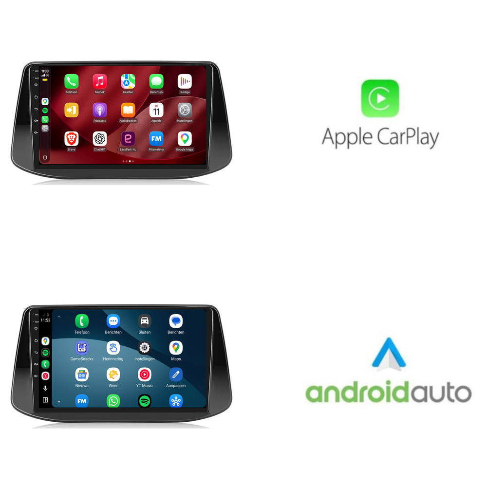 Radio CarPlay e Android Auto per Hyundai i30 | 2017–2018 | 9 pollici | Android 15 | CTX-7333