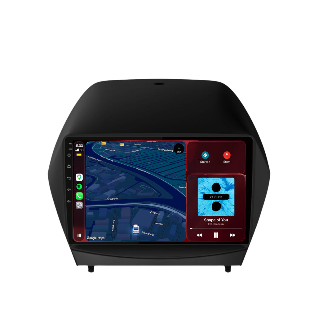 Hyundai ix35 | Android 15 | 9 inch Autoradio | 2009 t/m 2015 | CarPlay & Android Auto