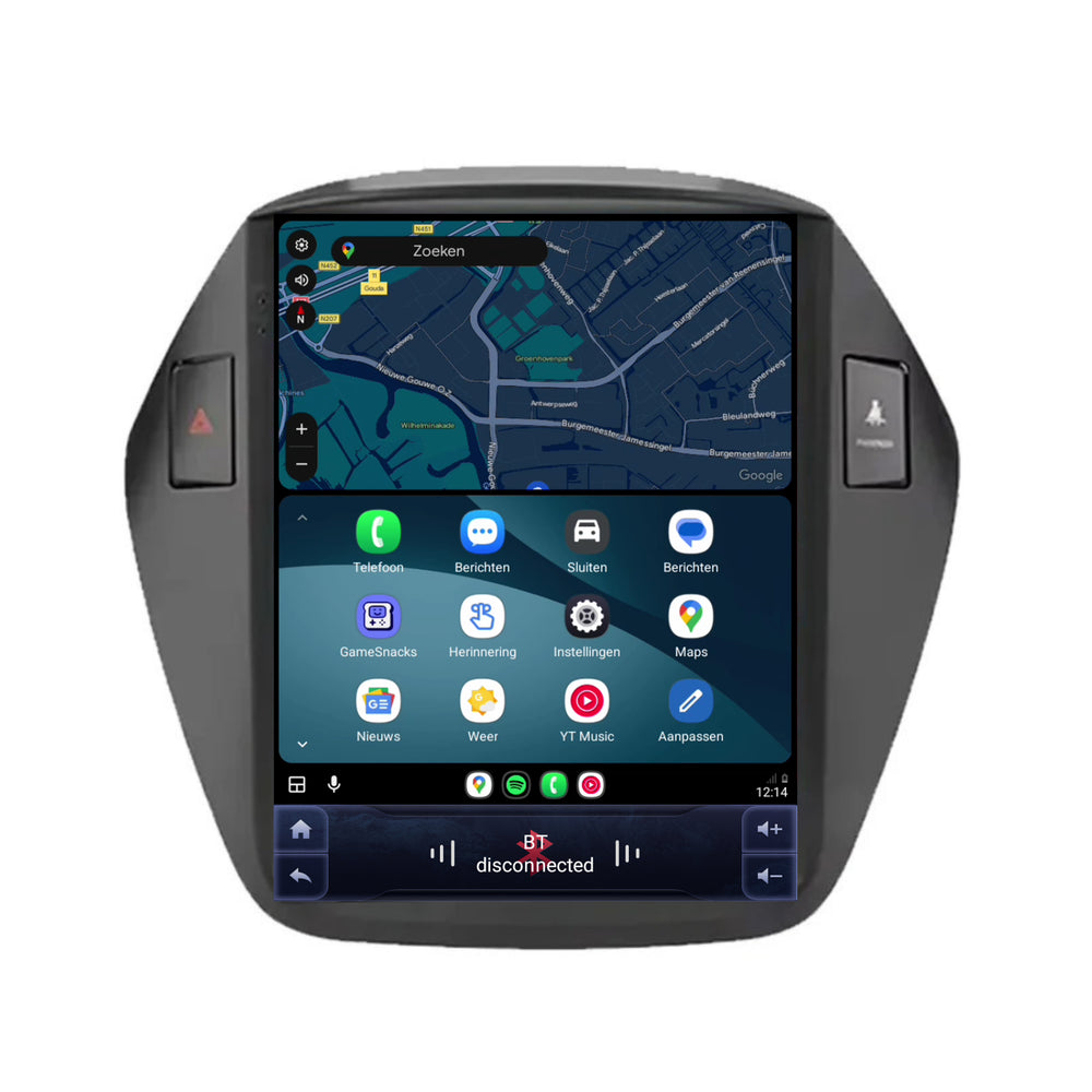 Radio CarPlay i Android Auto do Hyundai ix35 | 2009–2015 | 9.7 cala | Android 15 | CTX-7416