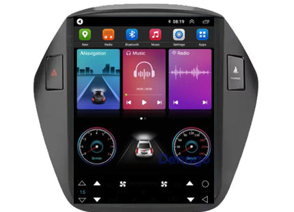 Hyundai ix35 CarPlay autoradio | 2009 t/m 2015 | Denago DNG-A416 | 9.7 inch Tesla Style | Android 13 | Draadloos CarPlay & Android Auto
