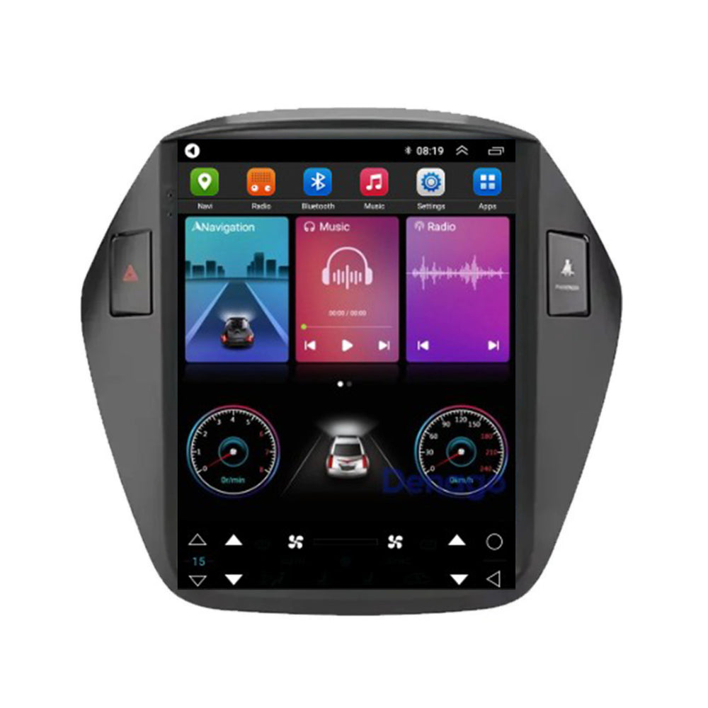 Hyundai ix35 CarPlay autoradio | 2009 t/m 2015 | Denago DNG-A416 | 9.7 inch Tesla Style | Android 13 | Draadloos CarPlay & Android Auto