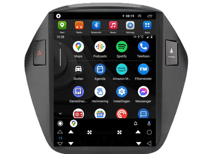 Hyundai ix35 Tesla Style | Android 13 | Autoradio | 2009 t/m 2015 | CarPlay & Android Auto