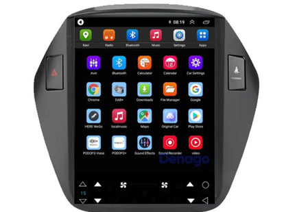 Hyundai ix35 CarPlay autoradio | 2009 t/m 2015 | Denago DNG-A416 | 9.7 inch Tesla Style | Android 13 | Draadloos CarPlay & Android Auto