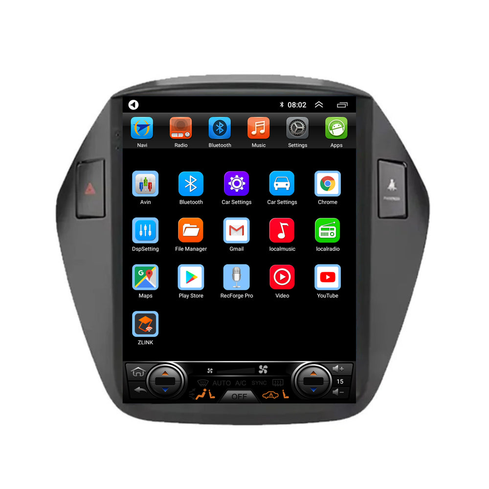 Hyundai ix35 Tesla Style | Android 13 | Car radio | 2009 to 2015 | CarPlay & Android Auto