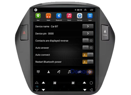 Hyundai ix35 CarPlay autoradio | 2009 t/m 2015 | Denago DNG-A416 | 9.7 inch Tesla Style | Android 13 | Draadloos CarPlay & Android Auto