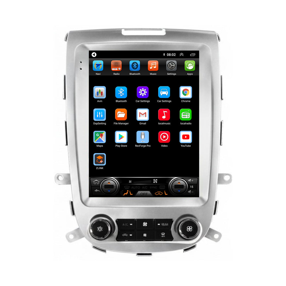 Hyundai Santa Fe 2 | Android 13 | Zilver | Autoradio | 2006 t/m 2012 | CarPlay & Android Auto