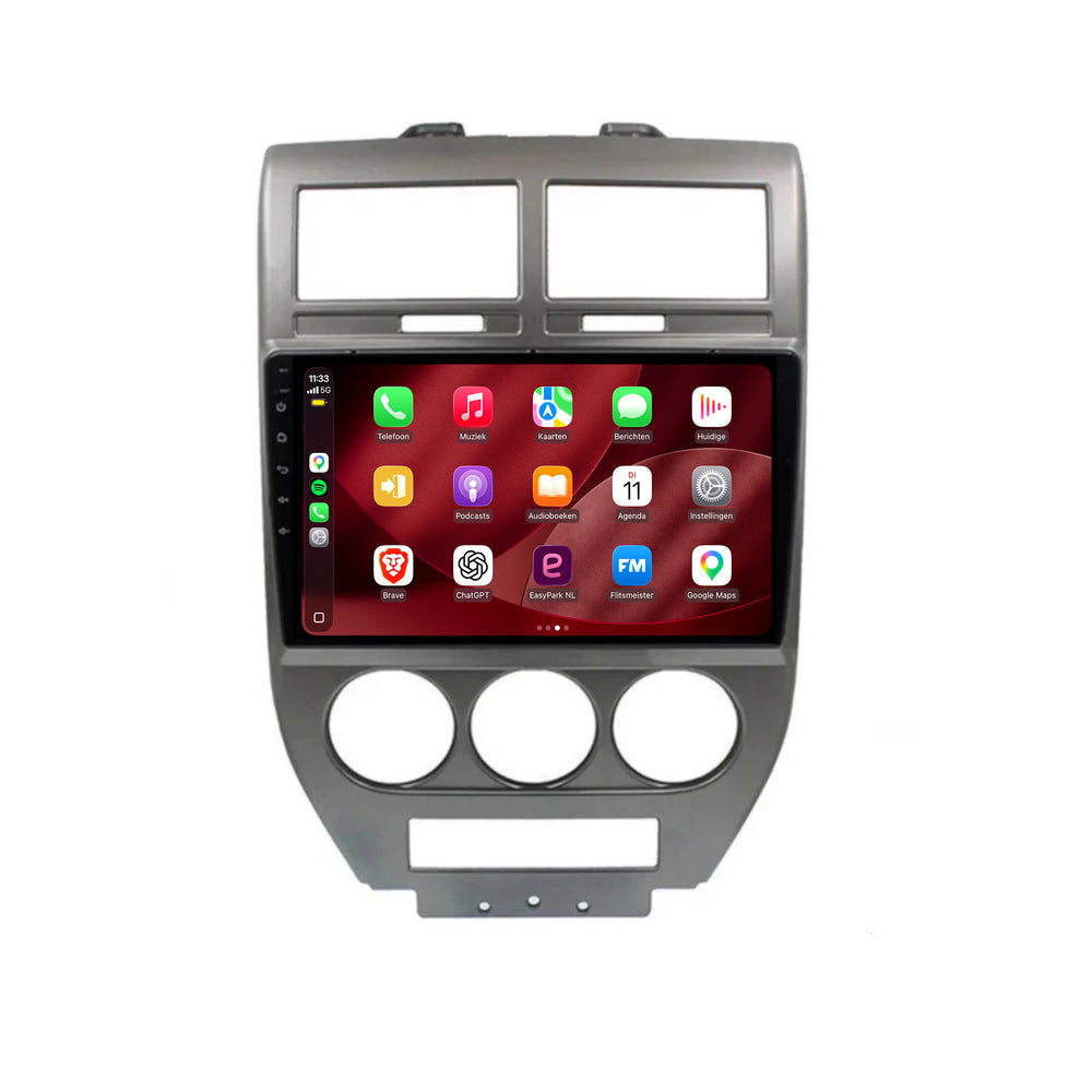 Jeep Compass-radio med CarPlay og Android Auto | 2006–2010 | 10 tommer | Android 15 | CTX-7214