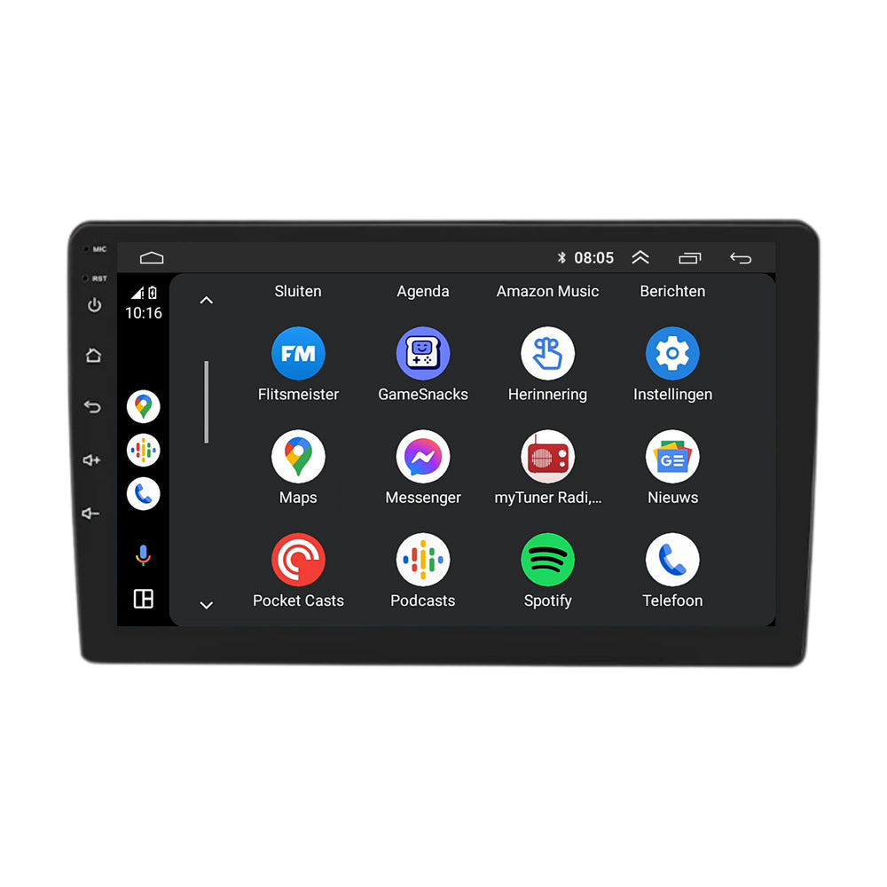 Jeep Compass | Android 13 | Autoradio | 2010 t/m 2016 | CarPlay & Android Auto