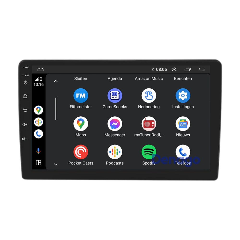 Jeep Grand Cherokee CarPlay autoradio | 2008 t/m 2013 | Denago DNG-A473 | 9 inch | Android 13 | Draadloos CarPlay & Android Auto