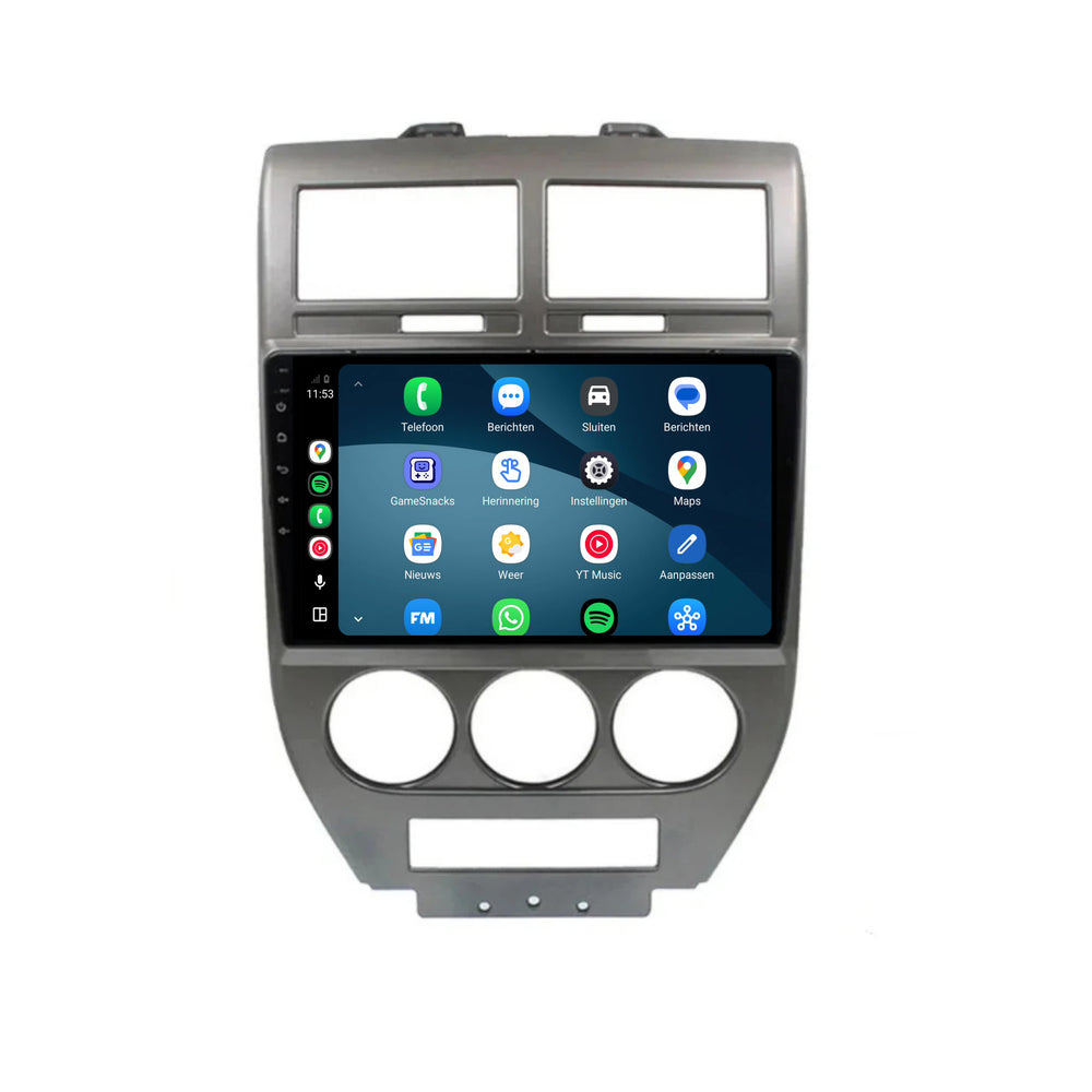 Jeep Compass-radio med CarPlay og Android Auto | 2006–2010 | 10 tommer | Android 15 | CTX-7214