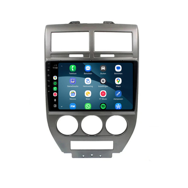 Jeep Compass CarPlay & Android Auto radio | 2006–2010 | 10 inch | Android 15 | CTX-7214