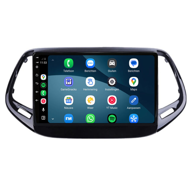 Jeep Compass CarPlay & Android Auto radio | 2017–2020 | 9 inch | Android 15 | CTX-7122