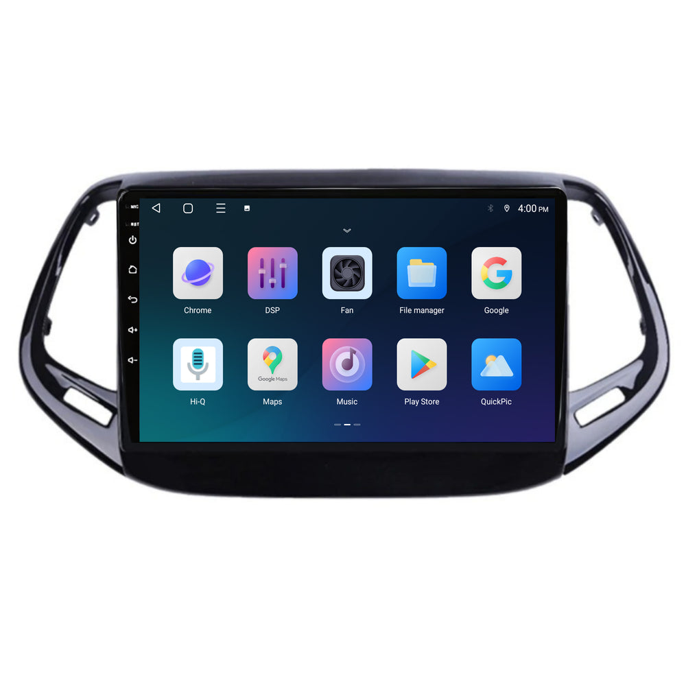 Jeep Compass CarPlay & Android Auto radio | 2017 t/m 2020 | 9 inch | Android 15 | CTX-7122