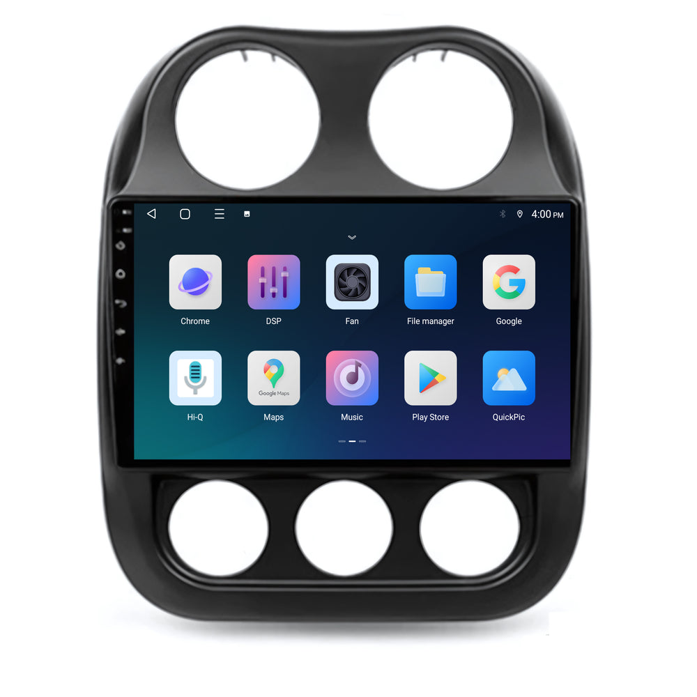 Jeep Compass | Android 15 | 9 inch Autoradio | 2010 t/m 2016 | CarPlay & Android Auto