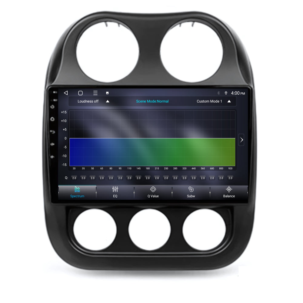 Jeep Compass | Android 15 | 9 inch Autoradio | 2010 t/m 2016 | CarPlay & Android Auto