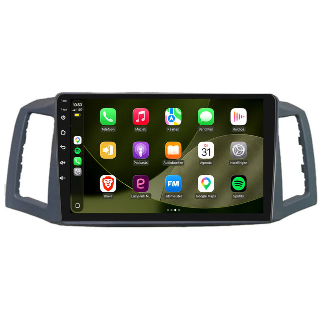 Jeep Grand Cherokee | Android 13 | Autoradio | 2004 t/m 2007 | CarPlay & Android Auto